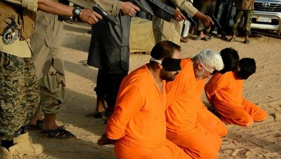 داعش يعدم شباب بتهمة تشكيل خلية للجيش الحر