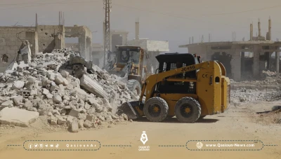 الدفاع المدني يطلق مرحلة جديدة لإزالة الأنقاض وإحياء ريف حماة الشمالي