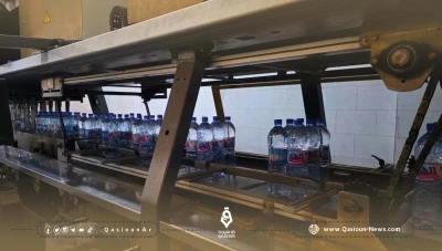 استئناف تشغيل وحدة تعبئة مياه نبع السن في حمص بطاقة إنتاجية عالية لتلبية احتياجات الصيف