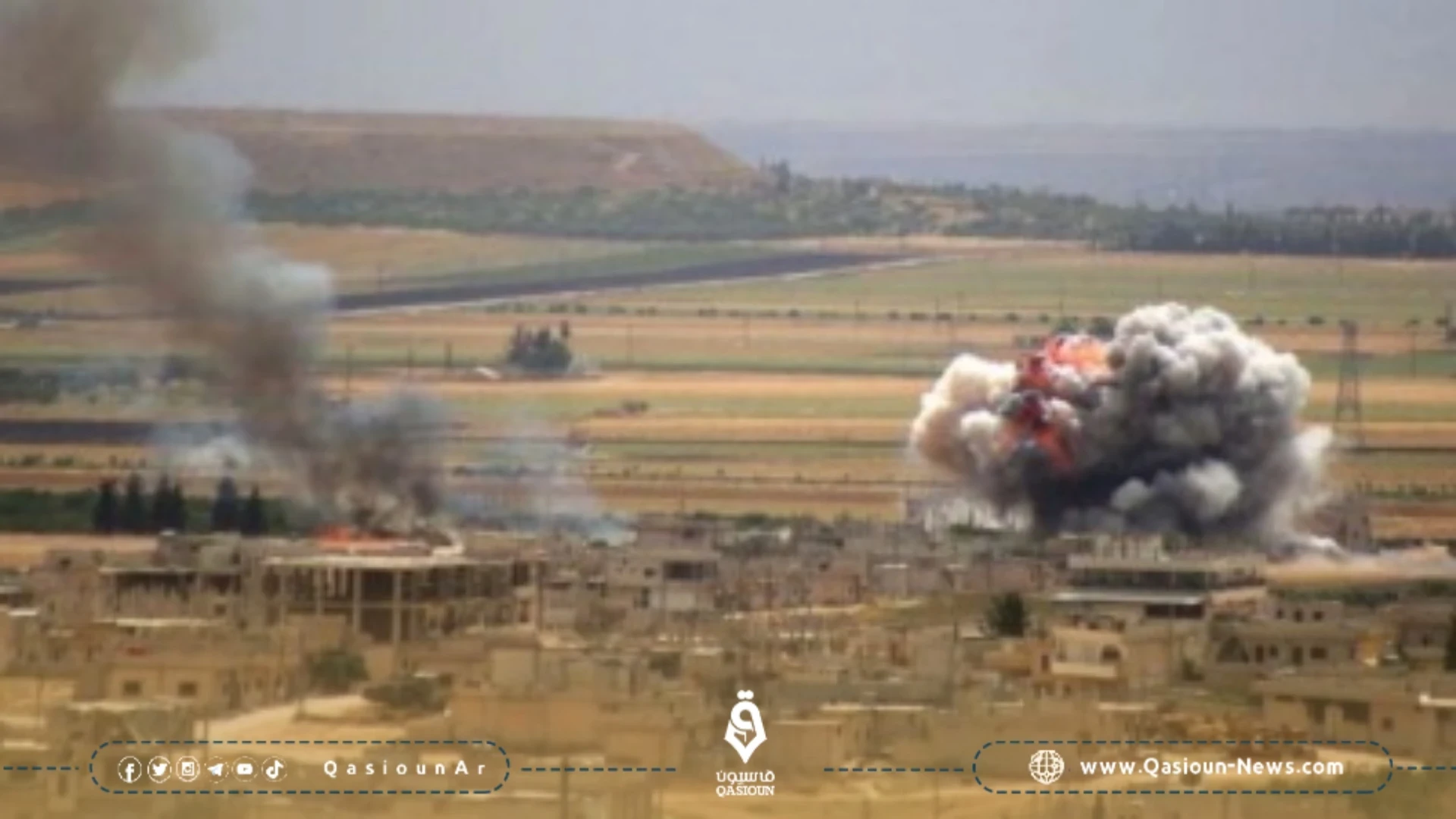 نظام الأسد يواصل استهداف أرياف حماة وحلب وإدلب